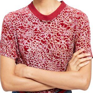 Free People Teddy Burnout T-Shirt SIZE:  XS